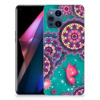 OPPO Find X3 | X3 Pro | Hoesje maken | Cirkels en Vlinders