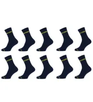 10-paar Werksokken heren - Worker - Goedekope werksokken - Multipack zwarte werksokken