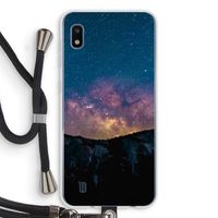 Travel to space: Samsung Galaxy A10 Transparant Hoesje met koord