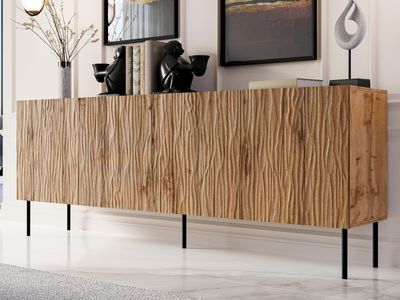 Dressoir JUNATO 4 deuren wotan eik
