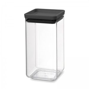 Brabantia Tasty+ voorraadbus 1.6 liter donkergrijs