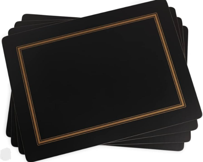 Placemat Black Classic, set van 4