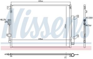 Condensor, airconditioning 940934