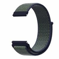 Garmin Vivoactive 5 / Vivoactive 3 - Sport Loop nylon bandje - Blauw met groene band