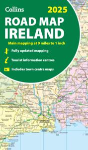 Wegenkaart - landkaart Ireland - Ierland road map 2025 | Collins