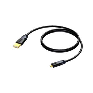 Procab CLD614 Classic 2.0 USB kabel A male-micro USB B male 1.5m