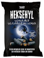 Heksehyl Heksehyl - Salmiak Drop 300 Gram 16 Stuks