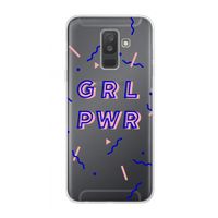 GRL PWR: Samsung Galaxy A6 Plus (2018) Transparant Hoesje