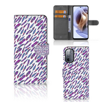 Motorola Moto G31 | G41 Telefoon Hoesje Feathers Color