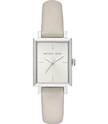 Horlogeband Michael Kors MK2598 Leder Beige 14mm