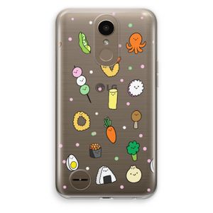 Happy bento friends: LG K10 (2017) Transparant Hoesje