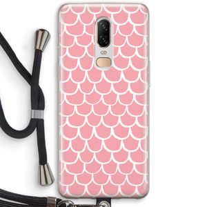 Dakpannetjes: OnePlus 6 Transparant Hoesje met koord