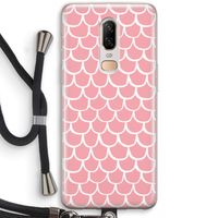 Dakpannetjes: OnePlus 6 Transparant Hoesje met koord