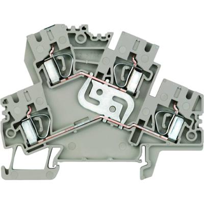 Weidmüller 8671080000 Klem 2-etages Spanveer Donkerbeige 50 stuk(s)