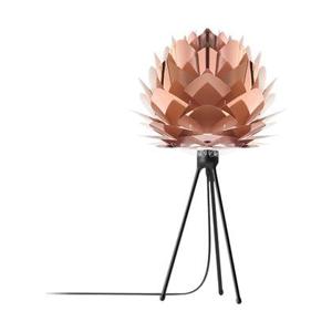 Umage Silvia Mini tafellamp copper - met tripod zwart - Ø 32 cm