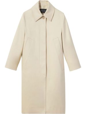 Proenza Schouler manteau en coton à simple boutonnage - Tons neutres