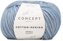 Katia Cotton-Merino 131 Licht blauw