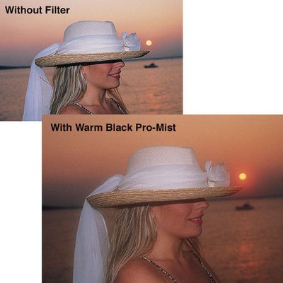 Tiffen Warm Black Pro-Mist 1/2 72mm Filter