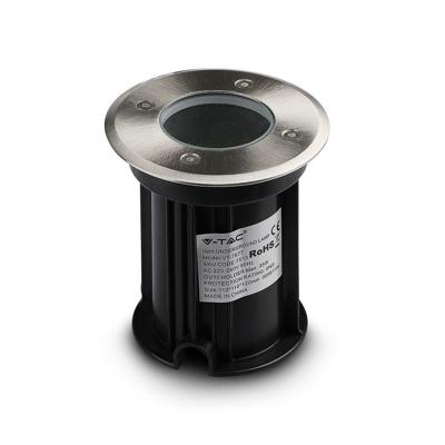 LED Grondspot rond buiten - Dimbaar - GU10 - 4000K - 5W 400lm - Tuinspot - Oprit - RVS - IP67