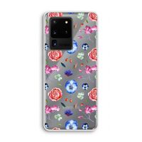 Bloemetjes: Samsung Galaxy S20 Ultra Transparant Hoesje