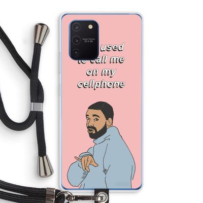 Hotline bling: Samsung Galaxy Note 10 Lite Transparant Hoesje met koord