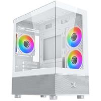 PC-behuizing (zonder voeding) - XIGMATEK - Alphard M Arctic - Mini Tower - M-ATX-vormfactor - 4x120mm A-RGB - Wit