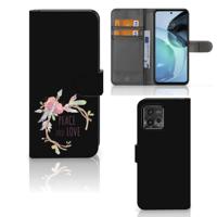 Motorola Moto G72 Leuk Hoesje Boho Text | Portemonnee hoesje