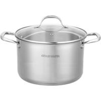 AM1022 Arthur Martin Soeppan 36 cm met deksel - RVS - Alle warmtebronnen inclusief inductie