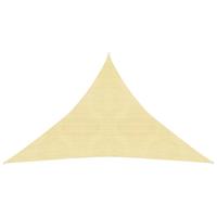VidaXL Zonnezeil 160 g/m² 3x3x4,2 m hdpe beige