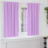 Gordijnen met gordijnen 2 pcs Paars Polyester