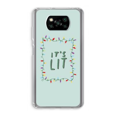 It's Lit: Xiaomi Poco X3 NFC Transparant Hoesje