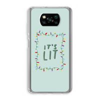 It's Lit: Xiaomi Poco X3 NFC Transparant Hoesje