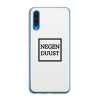 Negenduust vierkant: Samsung Galaxy A50 Transparant Hoesje