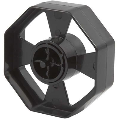Creativ Company Plakbandhouder wiel, d 7,5 cm, b: 25 mm, zwart, 1 stuk