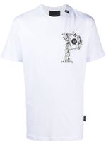 Philipp Plein t-shirt à logo imprimé - Blanc - thumbnail