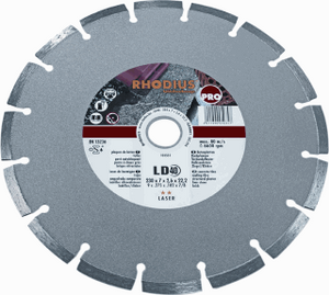 Rhodius LD40 PROline ll Slijpschijf Gesegmenteerd 125x10x2,2x22,23