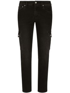 Dolce & Gabbana jean skinny à poches cargo - Noir