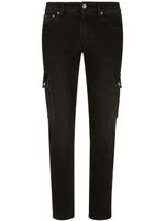 Dolce & Gabbana jean skinny à poches cargo - Noir