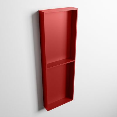 MONDIAZ EASY Nis 149,5x29,5cm in solid surface kleur Fire | Fire. 2 vakken geschikt voor in- of opbouw