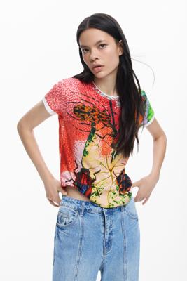 T-shirt ontworpen door Mr. Christian Lacroix - MATERIAL FINISHES - XL T-shirt ontworpen door Mr. Christian Lacroix - MATERIAL FINISHES - XL