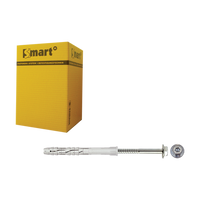pgb-Europe SMART | Raamplug +zeskantschroef Ø 10x120 NZN | 50 st SM0RPFN011001203