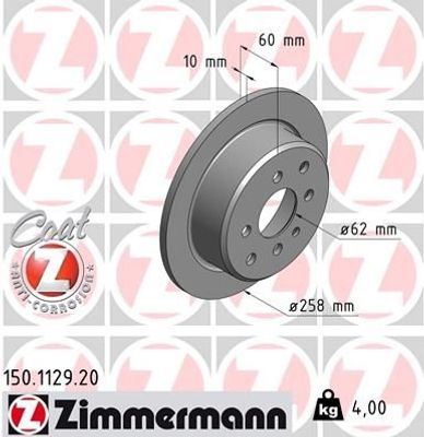 Remschijf Coat Z 150112920