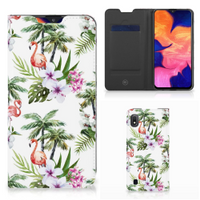 Samsung Galaxy A10 Hoesje maken Flamingo Palms