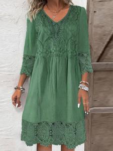 Lace Casual Loose Dress