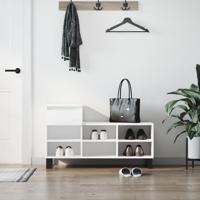 VidaXL Schoenenkast 102x36x60 cm bewerkt hout wit