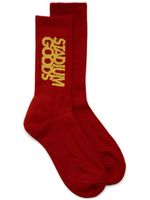 STADIUM GOODS® chaussettes à logo brodé - Rouge