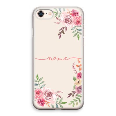 Rozen: iPhone 8 Transparant Hoesje