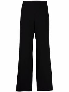 Emporio Armani pantalon ample à taille haute - Noir