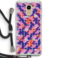 Skew Blush 3: Samsung Galaxy J6 (2018) Transparant Hoesje met koord