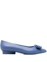 Ferragamo escarpins Viva 25 mm à bout pointu - Bleu